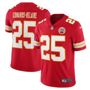 68617ae93e176_1 Youth Kansas City Chiefs #25 Clyde Edwards-Helaire Red Vapor Untouchable Limited Stitched NFL Jersey