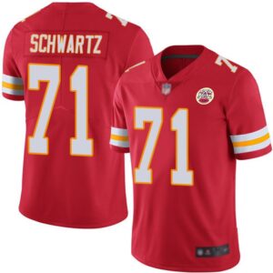 68617afc4df51_1 Youth Kansas City Chiefs #71 Mitchell Schwart Red Vapor Untouchable Limited Stitched NFL Jersey