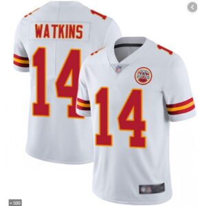 68617b1559c27_1 Youth Kansas City Chiefs #14 Sammy Watkins White Vapor Untouchable Limited Stitched NFL Jersey