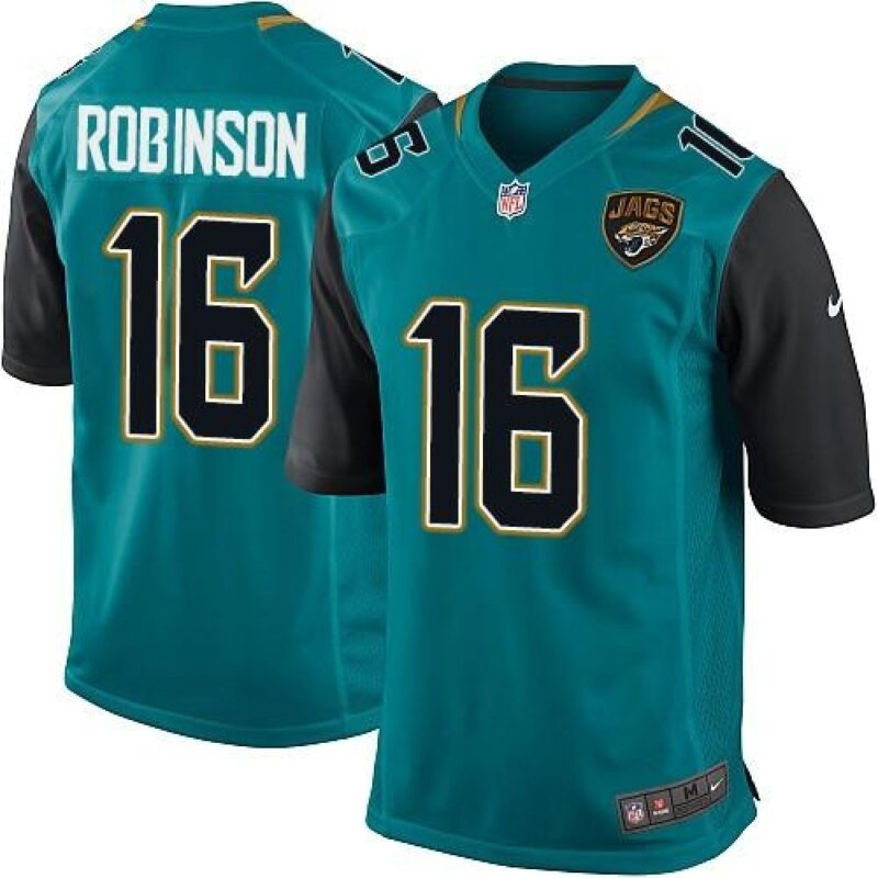 68617b3aba265_1 Jaguars #16 Denard Robinson Teal Green Team Color Youth Stitched NFL Elite Jersey