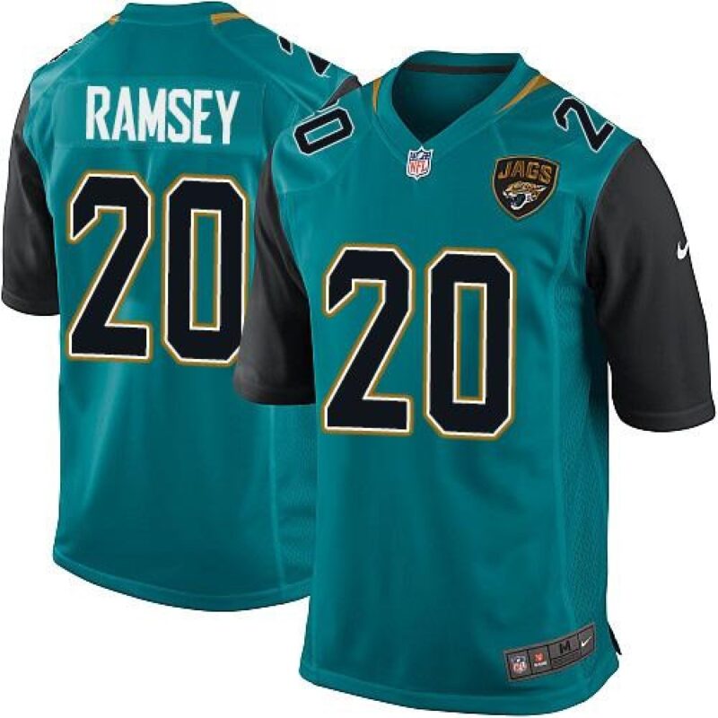 68617b3d7c453_1 Jaguars #20 Jalen Ramsey Teal Green Team Color Youth Stitched NFL Elite Jersey