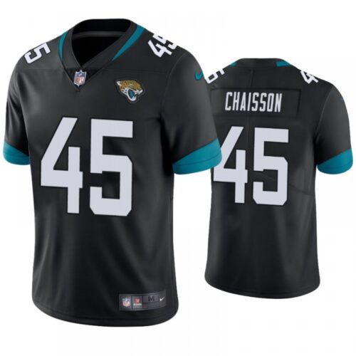 68617b50c4288_1 Youth Jacksonville Jaguars #45 K'Lavon Chaisson Black Vapor Untouchable Stitched Jersey