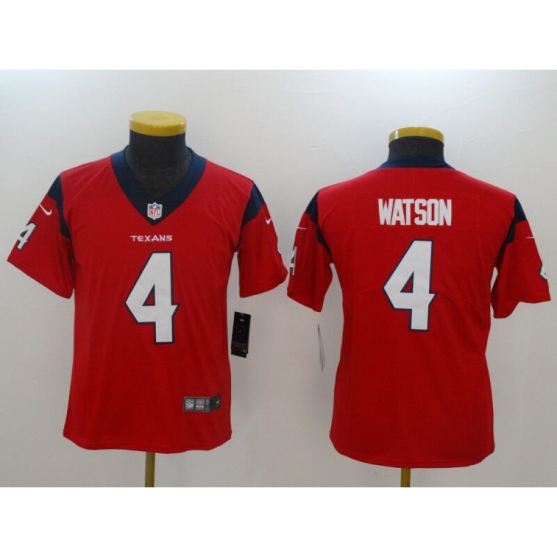 68617b695dbed_1 Youth Houston Texans #4 Deshaun Watson Red Vapor Untouchable Limited Stitched NFL Jersey