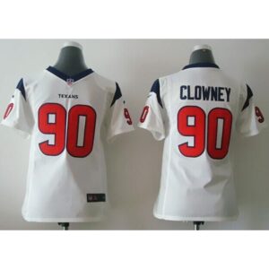 68617b80458c3_1 Texans #90 Jadeveon Clowney White Youth Stitched NFL Elite Jersey