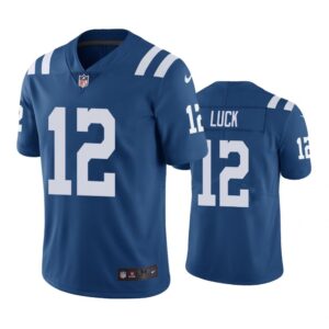 68617bc5652b9_1 Youth Indianapolis Colts #12 Andrew Luck Blue Vapor Untouchable Limited Stitched Football Jersey