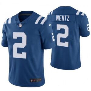 68617bc802d18_1 Youth Indianapolis Colts #2 Carson Wentz Blue Vapor Untouchable Limited Stitched Football Jersey