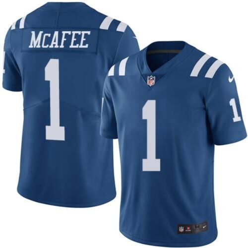 68617bff713f3_1 Colts #1 Pat McAfee Royal Blue Youth Stitched NFL Limited Rush Jersey