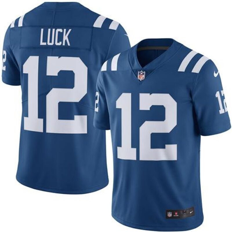 68617c021e8c3_1 Colts #12 Andrew Luck Royal Blue Youth Stitched NFL Limited Rush Jersey