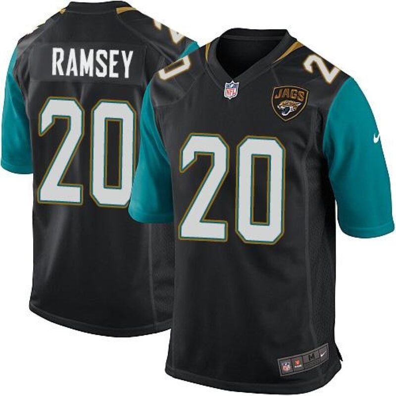 68617c421d8df_1 Jaguars #20 Jalen Ramsey Black Alternate Youth Stitched NFL Elite Jersey