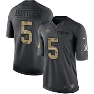 68617c5fa73f6_1 Jaguars #5 Blake Bortles Black Youth Stitched NFL Limited 2016 Salute to Service Jersey