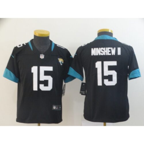68617c679add4_1 Youth Jacksonville Jaguars #15 Gardner Minshew II Black 2019 Vapor Untouchable Stitched NFL Jersey