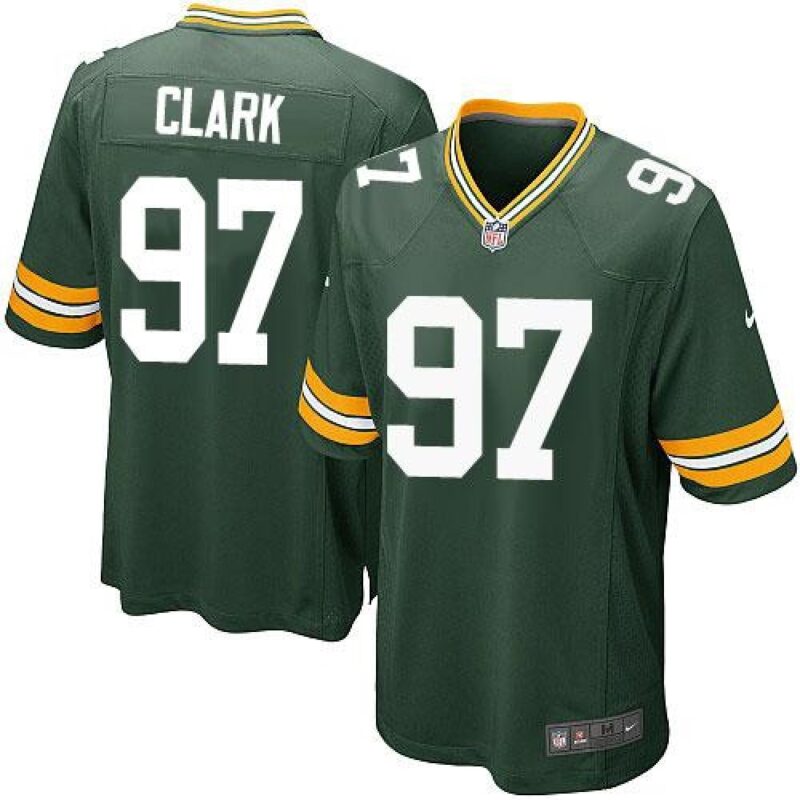 68617c751342a_1 Packers #97 Kenny Clark Green Team Color Youth Stitched NFL Elite Jersey