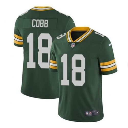 68617cab0079e_1 Youth Green Bay Packers #18 Randall Cobb Green Vapor Untouchable Stitched Jersey