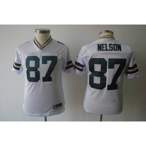 68617cc449a3b_1 Packers #87 Jordy Nelson White Stitched Youth NFL Jersey