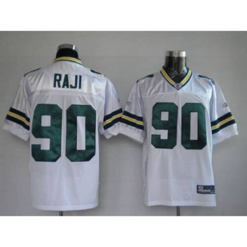 68617cc6bc40c_1 Packers #90 B.J.Raji White Stitched Youth NFL Jersey