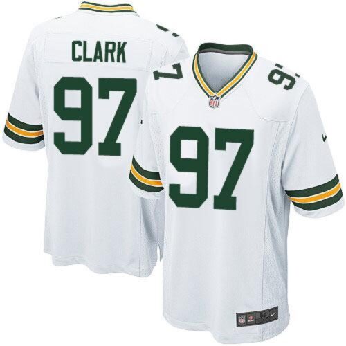 68617cceed4b4_1 Packers #97 Kenny Clark White Youth Stitched NFL Elite Jersey