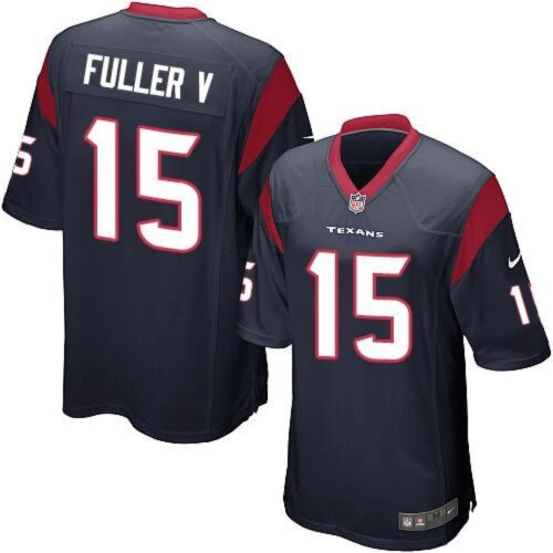 68617d45b24a0_1 Texans #15 Will Fuller V Navy Blue Team Color Youth Stitched NFL Elite Jersey