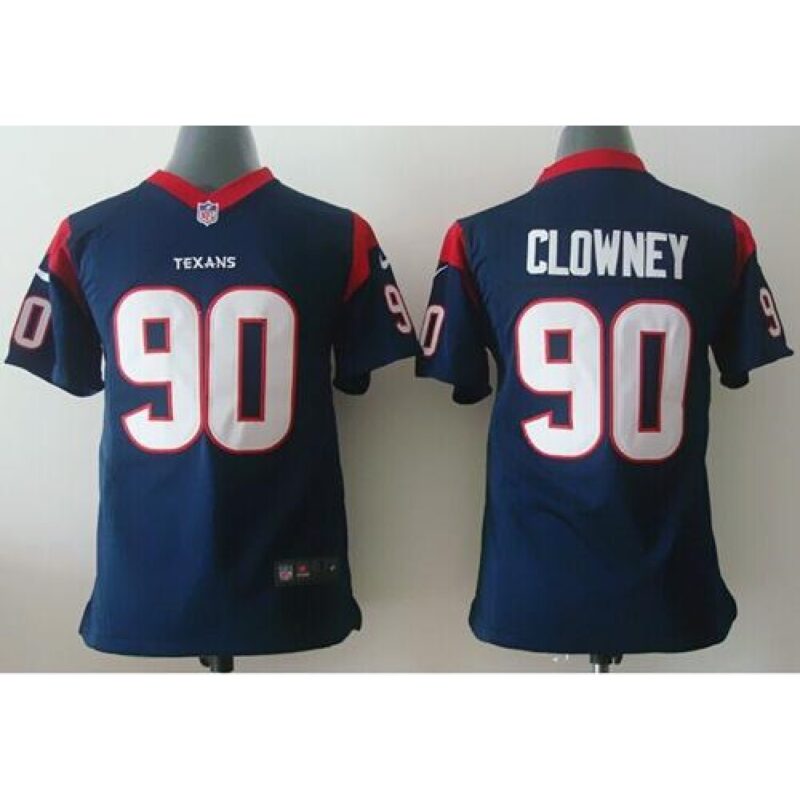 68617d532c3f3_1 Texans #90 Jadeveon Clowney Navy Blue Team Color Youth Stitched NFL Elite Jersey