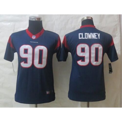 68617d71c6a67_1 Texans #90 Jadeveon Clowney Navy Blue Team Color Youth Stitched NFL Limited Jersey
