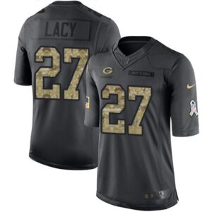 68617d9ccef82_1 Packers #27 Eddie Lacy Black Youth Stitched NFL Limited 2016 Salute to Service Jersey