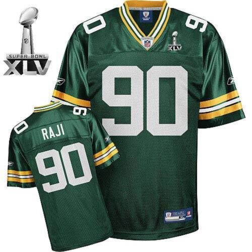 68617dd687687_1 Packers #90 B.J.Raji Green Super Bowl XLV Stitched Youth NFL Jersey