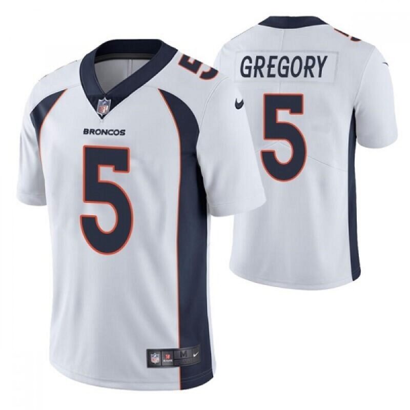 68617e66214b8_1 Youth Denver Broncos #5 Randy Gregory White Vapor Untouchable Limited Stitched Jersey