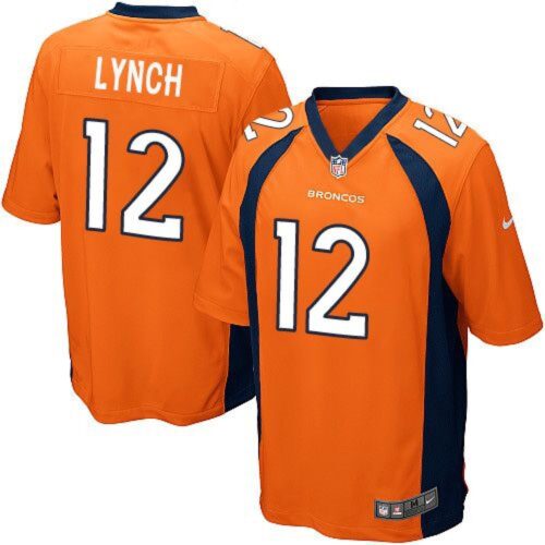 68617e86ae11c_1 Broncos #12 Paxton Lynch Orange Team Color Youth Stitched NFL New Elite Jersey