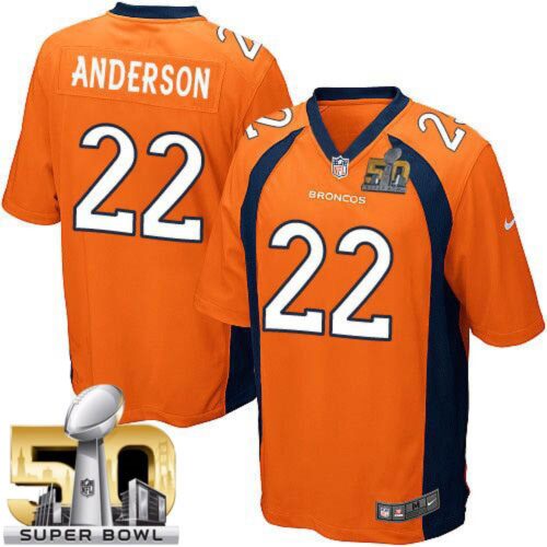 68617e9ca52cb_1 Broncos #22 C.J. Anderson Orange Team Color Super Bowl 50 Youth Stitched NFL New Elite Jersey