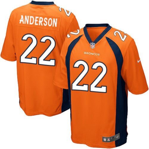 68617e9f621ee_1 Broncos #22 C.J. Anderson Orange Team Color Youth Stitched NFL New Elite Jersey