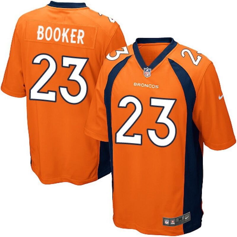 68617ea225d3c_1 Broncos #23 Devontae Booker Orange Team Color Youth Stitched NFL New Elite Jersey