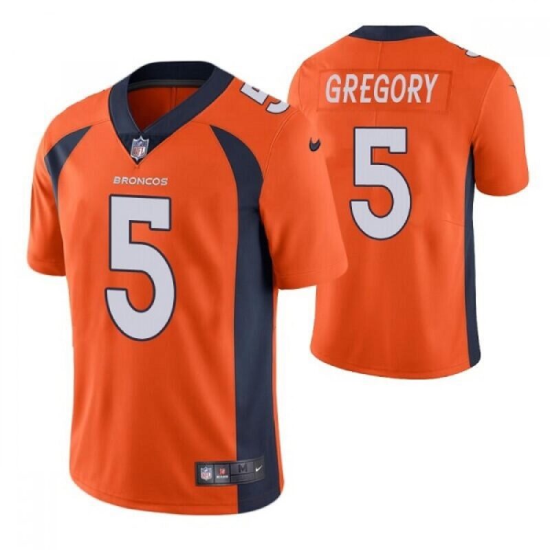 68617ee874d1e_1 Youth Denver Broncos #5 Randy Gregory Orange Vapor Untouchable Limited Stitched Jersey