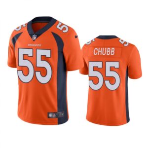 68617eedc73e2_1 Youth Denver Broncos #55 Bradley Chubb Orange Vapor Untouchable Limited Stitched Jersey