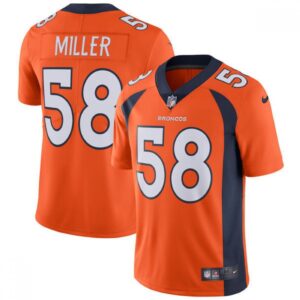 68617ef5e468f_1 Youth Denver Broncos #58 Von Miller Orange Vapor Untouchable Limited Stitched NFL Jersey