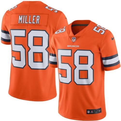 68617ef8a128f_1 Broncos #58 Von Miller Orange Youth Stitched NFL Limited Rush Jersey