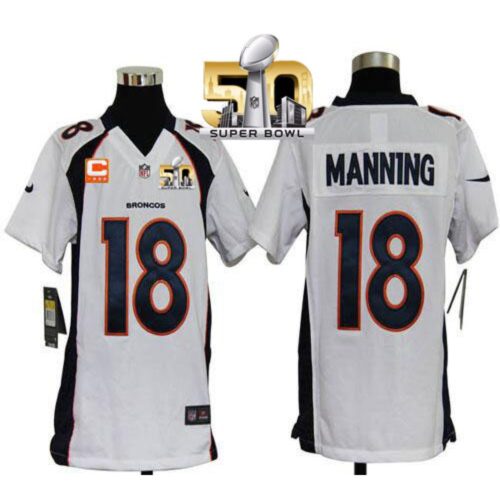 68617f270b5f4_1 Broncos #18 Peyton Manning White With C Patch Super Bowl 50 Youth Stitched NFL Elite Jersey