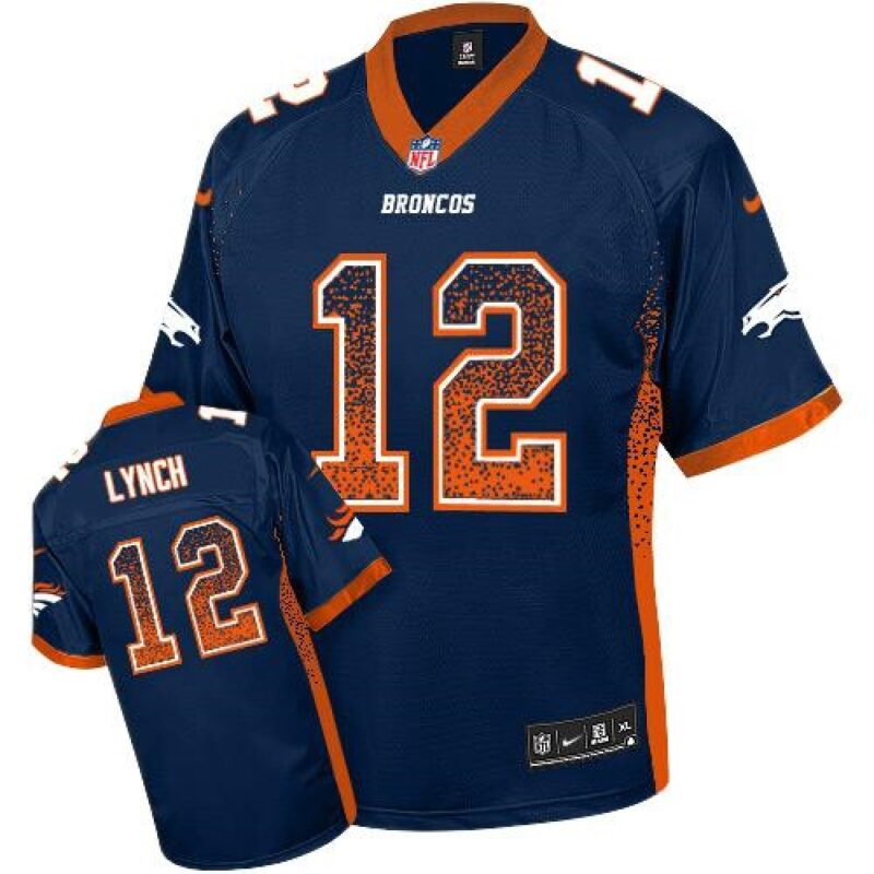 68617fb100d1e_1 Broncos #12 Paxton Lynch Blue Alternate Youth Stitched NFL Elite Drift Fashion Jersey