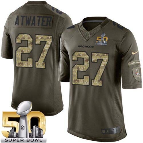6861802d43707_1 Broncos #27 Steve Atwater Green Super Bowl 50 Youth Stitched NFL Limited Salute to Service Jersey