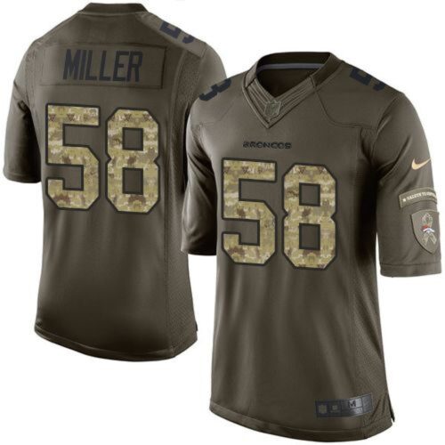 68618045a6750_1 Broncos #58 Von Miller Green Youth Stitched NFL Limited Salute to Service Jersey