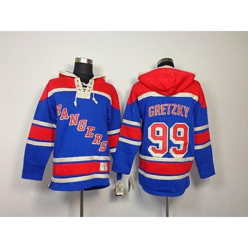 68618148ef8a9_1 Rangers #99 Wayne Gretzky Blue Sawyer Hooded Sweatshirt Stitched NHL Jersey