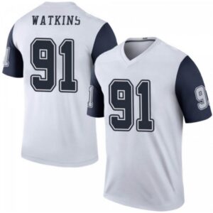 686181511cfa7_1 Youth Dallas Cowboys #91 Carlos Watkins White Color Rush Limited Stitched Jersey