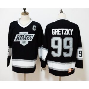 6861816f94952_1 Men's Los Angeles Kings #99 Wayne Gretzky Black Throwback CCM Stitched NHL Jersey