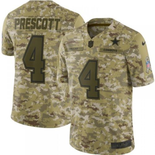 6861818da05a4_1 Youth Dallas Cowboys #4 Dak Prescott 2018 Camo Salute to Service Limited Stitched NFL Jersey