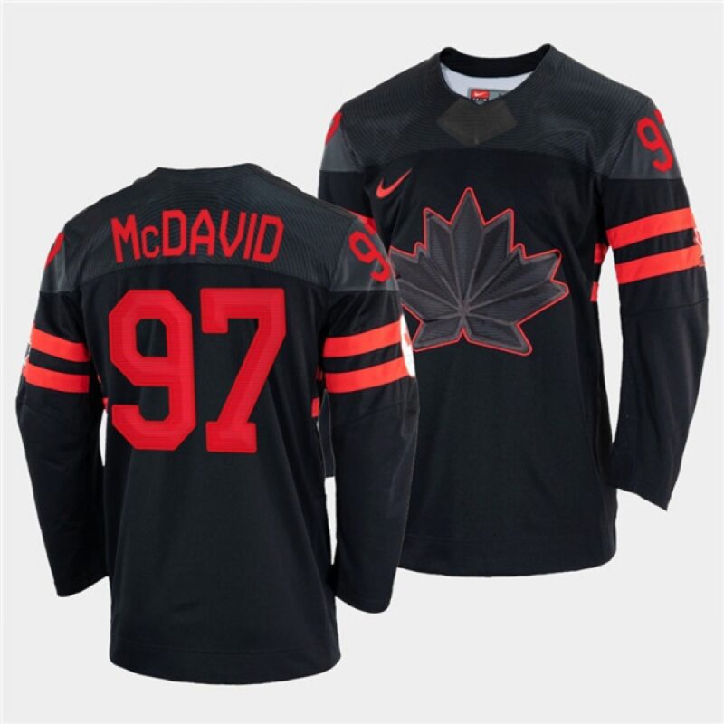 686182026b8a8_1 Men's Canada Hockey #97 Connor McDavid 2022 Beijing Winter Olympic Black Stitched Jersey