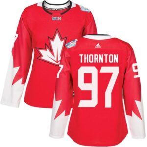 6861820b3ee9a_1 Team Canada #97 Joe Thornton Red 2016 World Cup Women's Stitched NHL Jersey