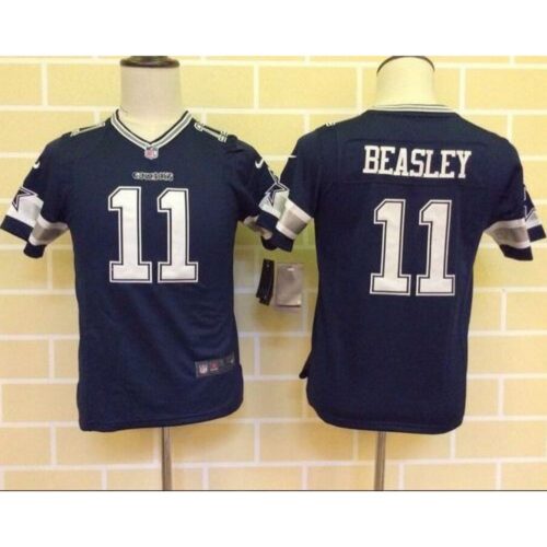 6861821761fd6_1 Cowboys #11 Cole Beasley Navy Blue Team Color Youth Stitched NFL Elite Jersey