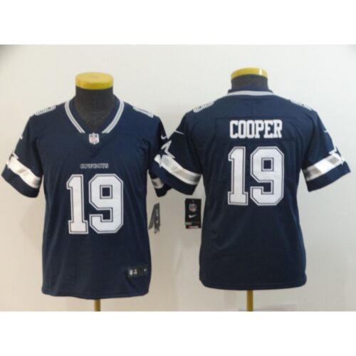 6861824e49751_1 Youth Dallas Cowboys #19 Amari Cooper Navy Vapor Untouchable Limited Stitched NFL Jersey