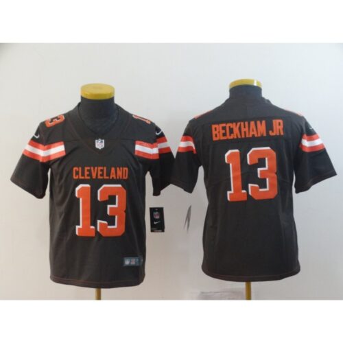 686182eeafa4c_1 Youth Cleveland Browns #13 Odell Beckham Jr. Brown Vapor Untouchable Limited Stitched NFL Jersey