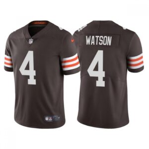 686183240b88d_1 Youth Cleveland Browns #4 Deshaun Watson Brown Vapor Untouchable Limited Stitched Jersey
