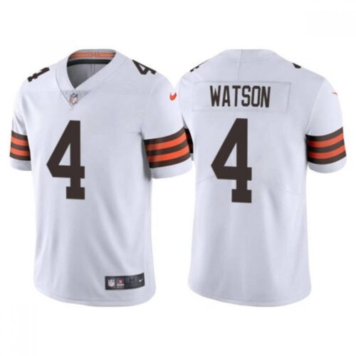 686183269cfb0_1 Youth Cleveland Browns #4 Deshaun Watson White Vapor Untouchable Limited Stitched Jersey