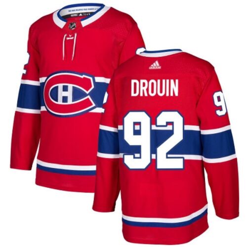 6861832d0a86a_1 Men's Montreal Canadiens #92 Jonathan Drouin Red Stitched NHL Jersey